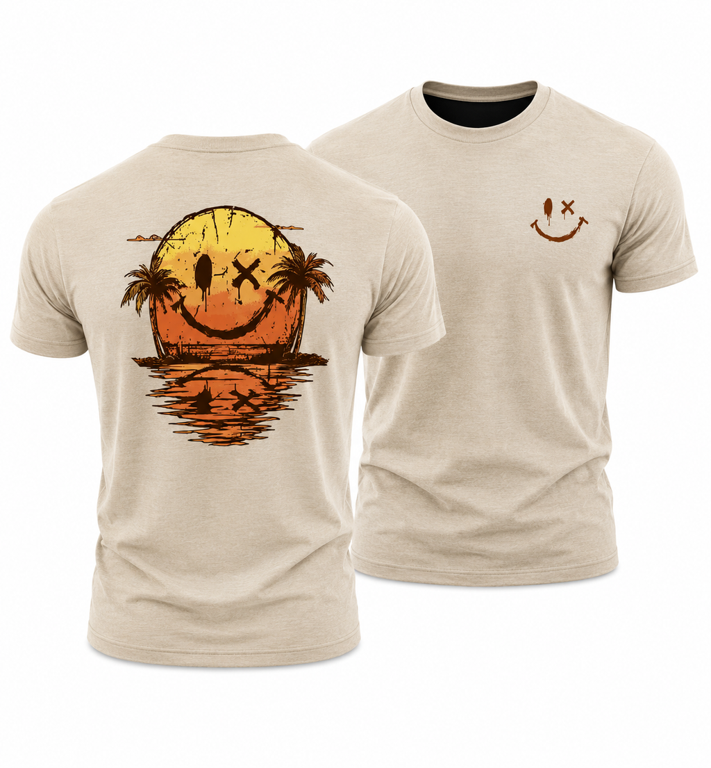 Camiseta Smiley Verano Mar