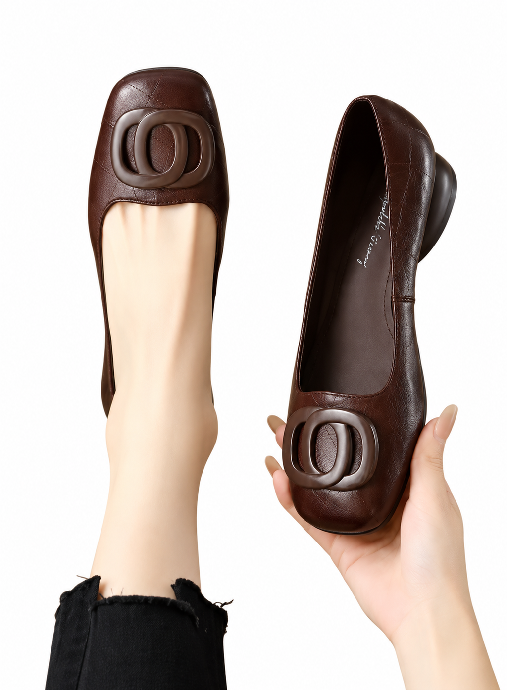 Zara - Bailarinas de cuero Opium