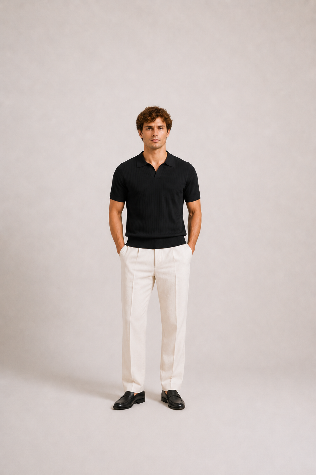 Tailored Pleated Trousers