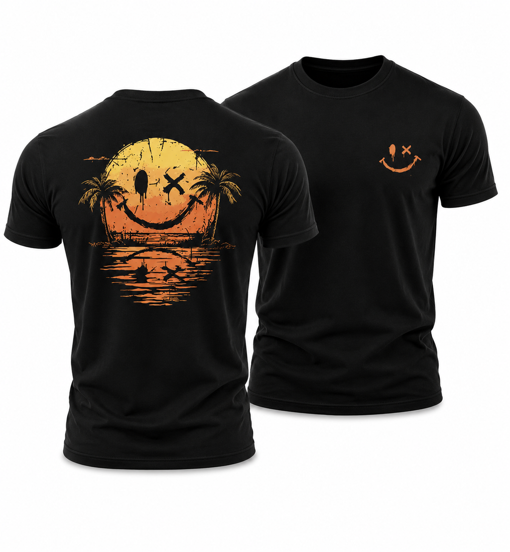Camiseta Smiley Verano Mar