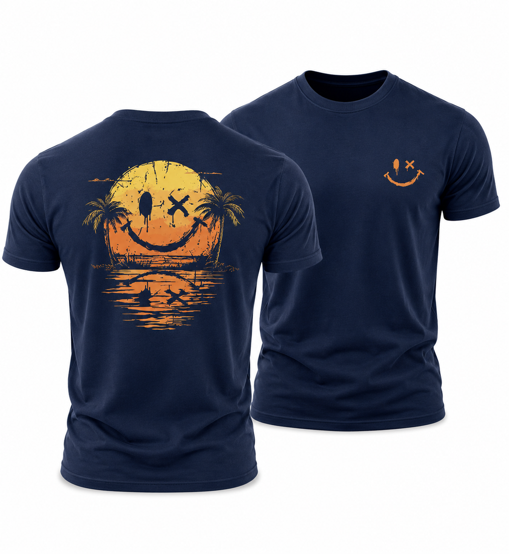 Camiseta Smiley Verano Mar