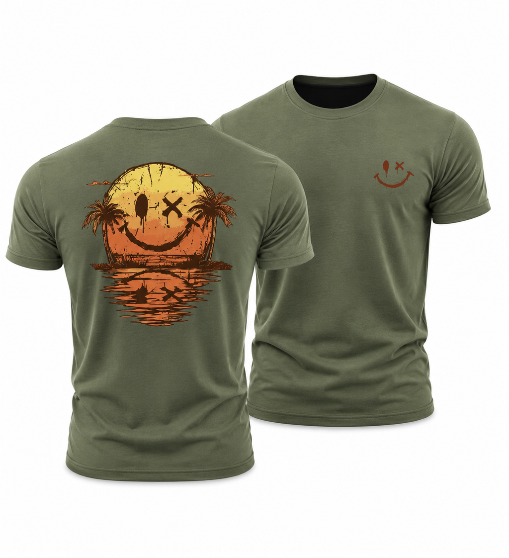 Camiseta Smiley Verano Mar