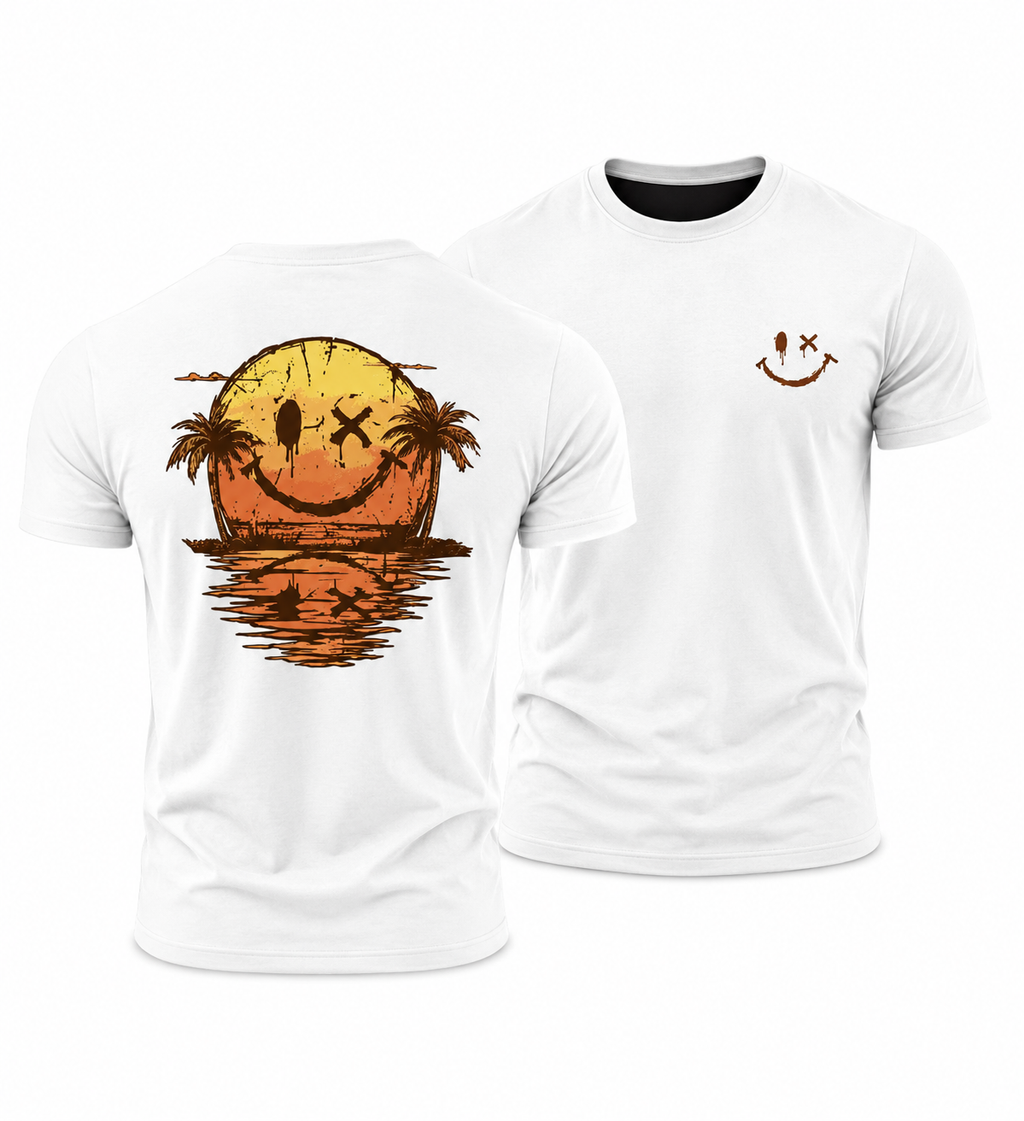 Camiseta Smiley Verano Mar