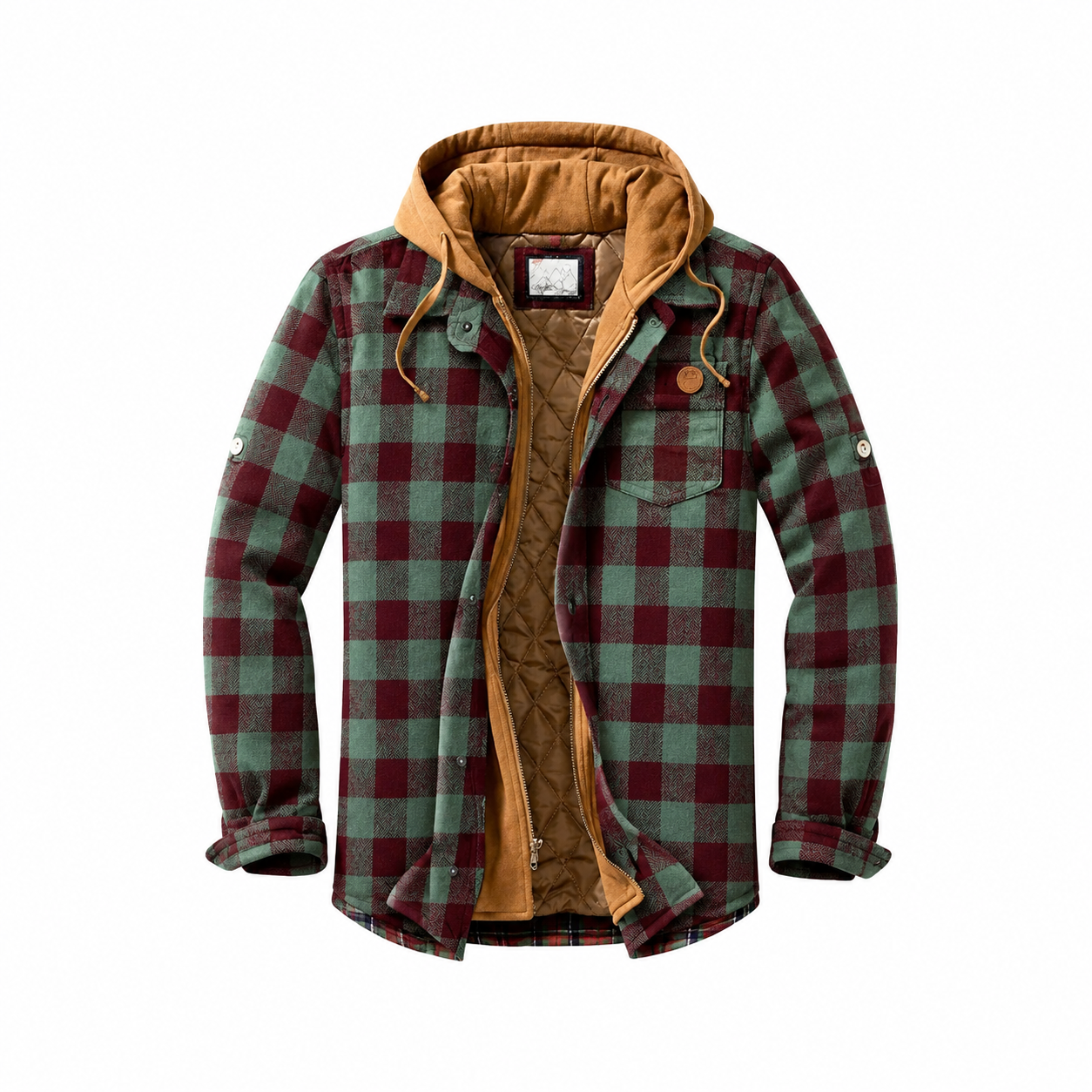 Ambar | Checkered patchwork jacket
