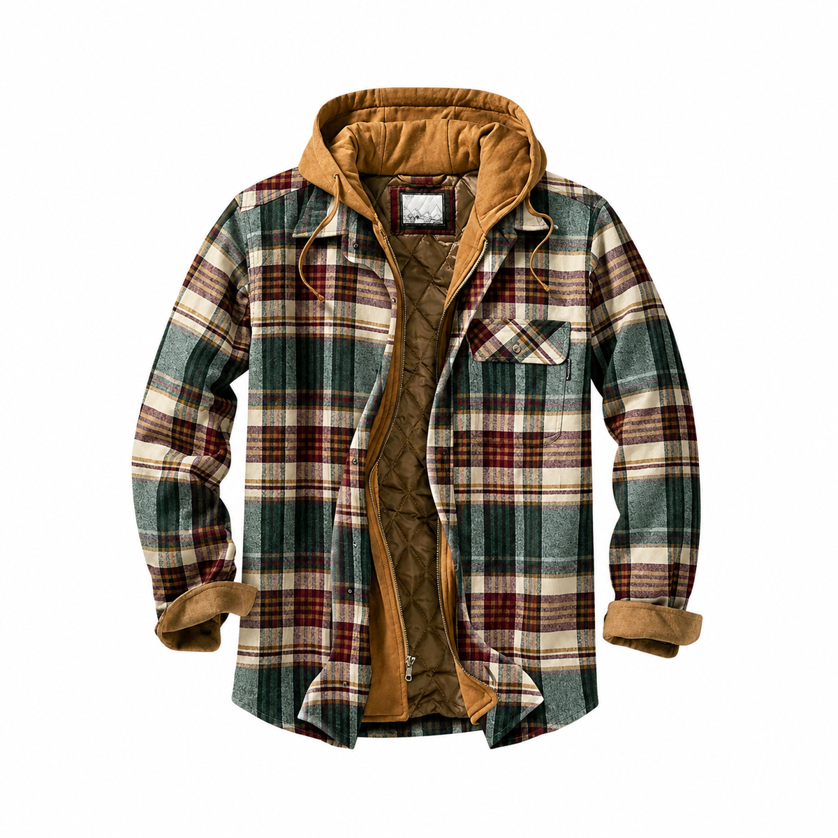 Ambar | Checkered patchwork jacket