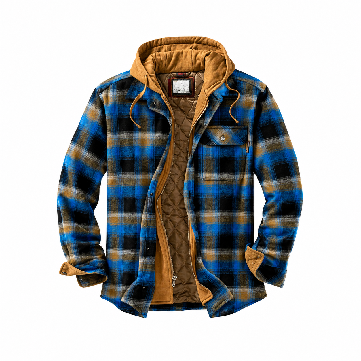 Ambar | Checkered patchwork jacket