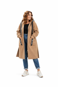 Women's Oversized Hooded Sweatshirt Coat