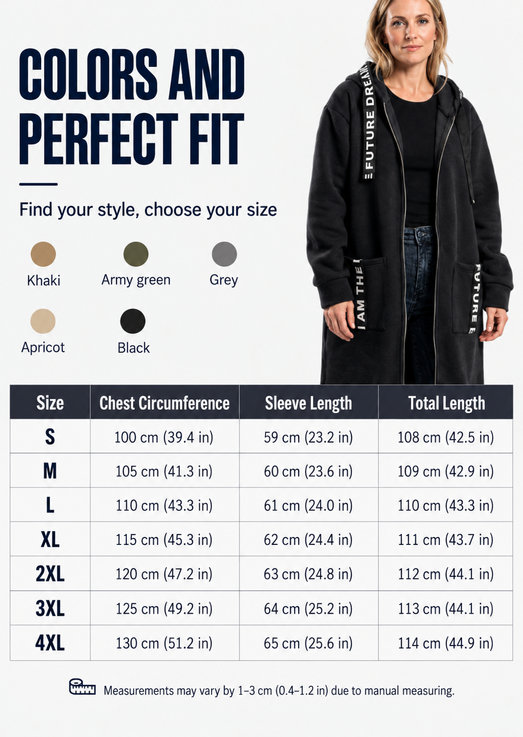 Women's Oversized Hooded Sweatshirt Coat