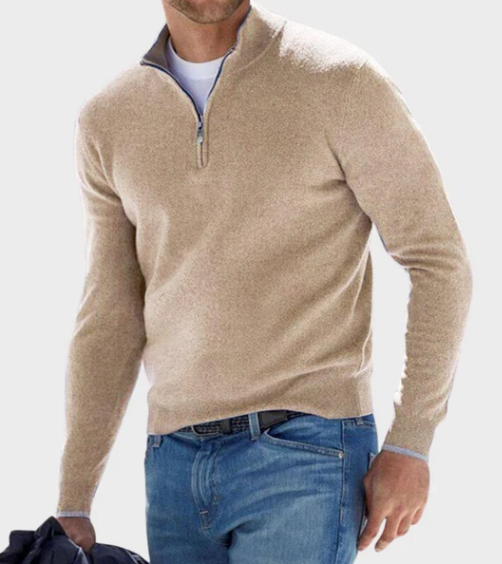 Polo con cremallera versátil