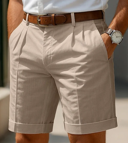 Bermudas de Verano con Pliegues