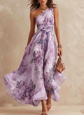 Vestido Floral Asimétrico