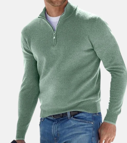 Polo con cremallera versátil