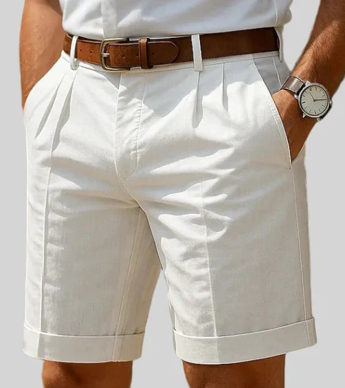 Bermudas de Verano con Pliegues