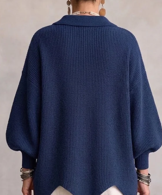 Raquel - Rebeca oversize con botones dorados grandes